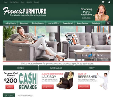 Francis Furniture Website